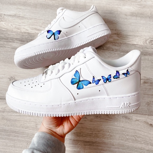 Nike Air Force 1 low custom butterfly 🦋 - Picture 2 of 8